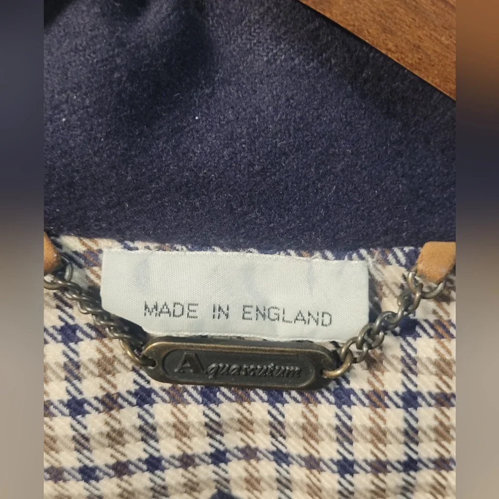 Men's Aquascutum Suede Leather Jacket Wool Lining - Picture 10 of 12